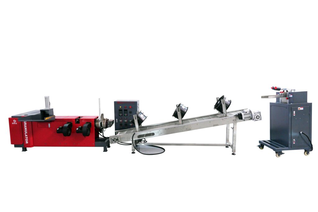 HKD 75S strand type air cooling plastic recycling granulator machine